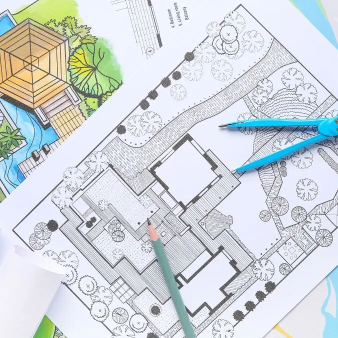 (in)planting van een huis