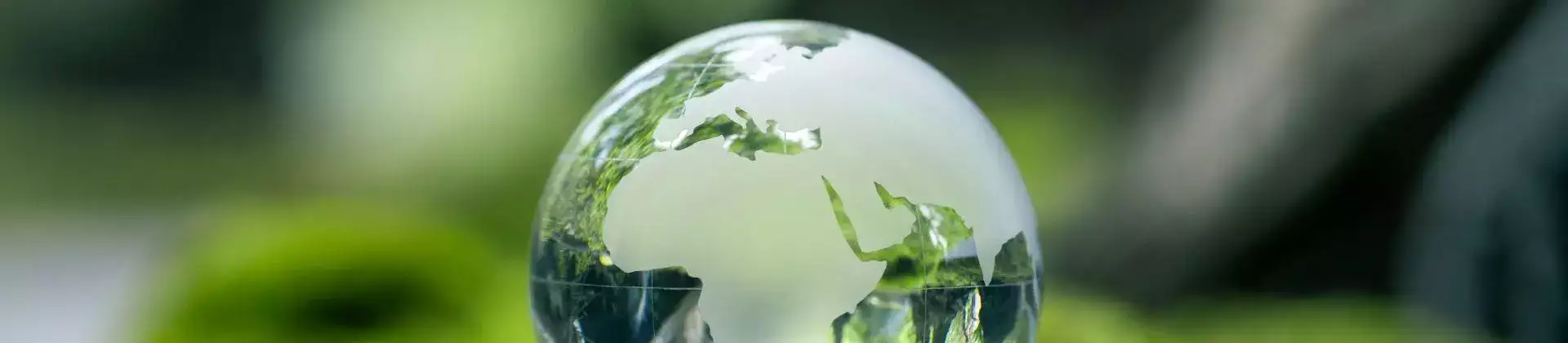 symbolische aardbol voor milieueffectenregelgeving