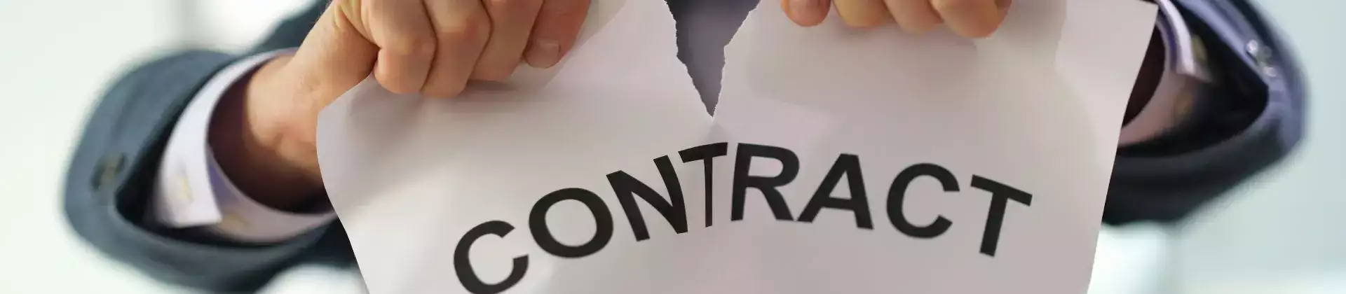 contract verscheuren