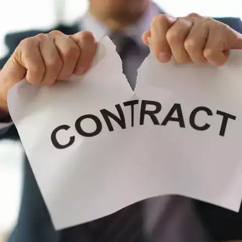 contract verscheuren