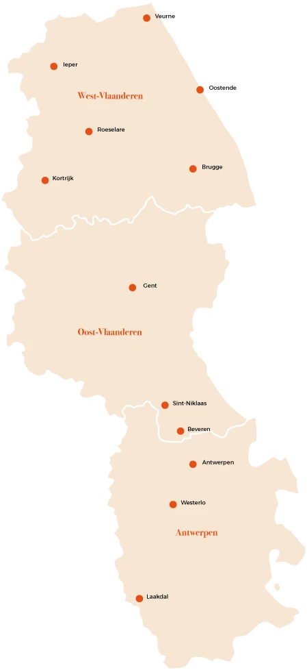 Vlaanderen drie provincies